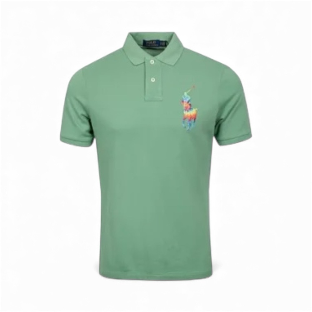 NWT Polo Ralph Lauren Tie-Dye Big Pony Mesh Polo Shirt In
Custom Slim Fit - L